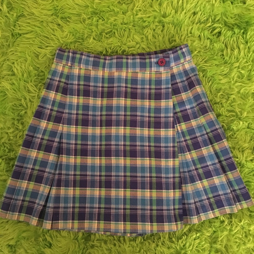 kids pleated skort